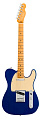 FENDER American Ultra Telecaster®, Maple Fingerboard, Cobra Blue электрогитара, цвет синий в комплекте кейс