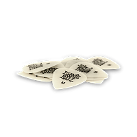 Ernie Ball 9225 Комплект медиаторов. Средние, 0.72 мм, белые, светятся в темноте, 12 штук