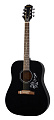 EPIPHONE Starling Ebony акустическая гитара, цвет черный