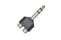 PROAUDIO JMJ-06 Переходник стереоджек 1/4"  2 RCA