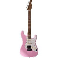 Mooer GTRS S801 Pink Электрогитара со встроенным процессором, HSS, клен, цвет розовый