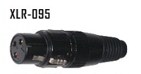 STANDS & CABLES XLR095 Разъем XLR-мама 3PIN, черный