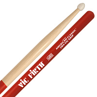 VIC FIRTH 2BNVG  барабанные палочки 2B с антискользящим покрытием, нейлоновый наконечник, материал - гикори,, длина 16 1/4", диаметр 0,630", серия American Classic