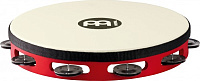 MEINL TAH1BK-R-TF  тамбурин 10", мембрана - синтетика, джинглы - черная сталь, корпус - дерево
