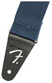 FENDER SUPERSOFT STRAP BLUE, 2" Ремень для гитары, ультрамягкий, синий