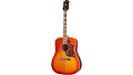 EPIPHONE Hummingbird Aged Cherry Sunburst электроакустическая гитара, цвет вишневый санберст