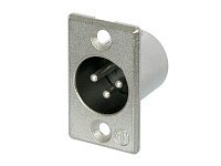 Neutrik NC3MP панельный разъем XLR male