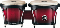 MEINL HB100WRB  бонго 6-3/4" 8", корпус: бразильская гевея, мембрана: натуральная, цвет: красный, серия Headliner