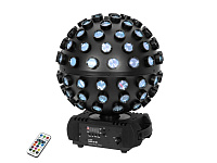 EUROLITE LED B-40 Laser Beam Effect Компактный светодиодный многолучевой прибор с вращением, с RGBW сменой цвета и двуцветным лазером 