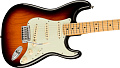 FENDER Player Plus STRAT MN 3TSB электрогитара, цвет санберст, чехол в комплекте