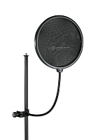 K&M 23966-000-55 ветрозащита студийная (поп-фильтр) на гусиной шее, ширина экрана 200 мм, длина шеи 330 мм