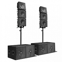 K-ARRAY KRX802  Активный звуковой комплект: 2 KMT218 + 6 KX12 