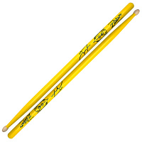 ZILDJIAN ZASJD2 JOSH DUN 2 ARTIST SERIES барабанные палочки с деревянным наконечником, материал орех, цвет желтый