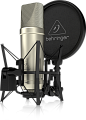 Behringer TM1 cтудийный конденсаторный микрофон, кардиоида, мембрана 1" позолоченная, 20 Гц - 20 кГц