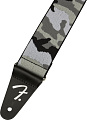 FENDER WeighLess 2" Gray Camo Strap гитарный ремень, расцветка камуфляж