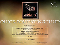 LE MAITRE QUICK DISSIPATING FLUID 5L жидкость  быстрого рассеивания для генератора дыма