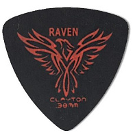 CLAYTON BRT38/12  набор медиаторов - 0.38 mm BLACK RAVEN широкие