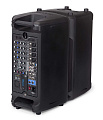 Samson XP800 Мобильный звуковой комплект:2 акустических системы 8" + 1", 8-канальный микшер-усилитель, 2x400 Вт, Bluetooth, USB вход для радиосистем XPD, размеры 622x673x432 мм, вес 21.8 кг