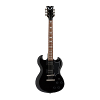 DEAN GSX CBK электрогитара, серия Gran Sport, 22 лада, 24 3/4", HH, 2V+2T, цвет черный