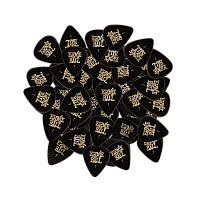 Ernie Ball 9104 медиатор, 0,46 мм, черный цвет, логотип Ernie Ball