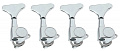 PAXPHIL JB-150-CR Колки для бас-гитары, 4 в линию, хром (в комплекте 4 втулки, 4 шайбы, 4 шурупа)