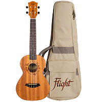 FLIGHT DUT34 EQ-pas MAH  укулеле-тенор с пассивным звукоснимателем, чехол в комплекте
