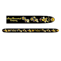 Perri's  P25SR-1201 Кожаный ремень 2,5" для гитары, Cartoon Rooster