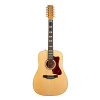 Norman B50 12 NATURAL SG 12-струнная электроакустическая гитара, LR Baggs, кейс, цвет натуральный