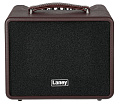 Laney A-SOLO комбоусилитель 2-канальный для акустических инструментов, 60 Вт, 8" HH, DSP, ревербератор, подавитель обратной связи, 347x258x265 мм, 6.7 кг, батареи на 24 часа работы