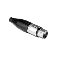 Amphenol AC3F  Разъем XLR кабельный мама, 3 контакта, штекер, штампованные контакты
