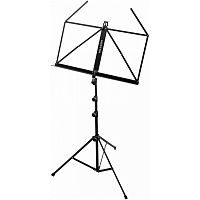 VESTON MUS013 пюпитр для нот складной, компактный, цвет черный, 680-1380 мм