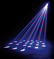 American DJ Vio Scan LED Мощный светодиодный сканер с яркими красными, зелеными, синими и белыми лучами