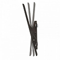 Wize Pro T46 Универсальное наклонное настенное крепление для 26"-46"+ дисплеев, Max VESA 452х401 мм, наклон +15/-5°, расстояние от стены 6 см, до 68 кг, черн.
