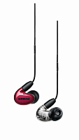 SHURE AONIC 5 SE53BARD+UNI-EFS внутриканальные наушники с тремя арматурными драйверами, TRRS, цвет сияющий красный