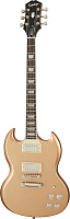 EPIPHONE SG Muse Smoked Almond Metallic электрогитара, цвет золотистый металлик