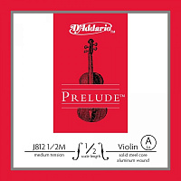 D'ADDARIO J812 1/2M prelude, струна скрипичная 1/2 medium, A
