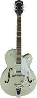Gretsch G5420T Electromatic Hollow Body Single-Cut, Bigsby, Aspen Green Электрогитара полуакустическая, цвет серо-зеленый перламутровый