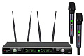 VOLTA US-102 (572-611 МГц) Микрофонная 100-канальная радиосистема UHF диапазона с двумя ручными динамическими микрофонами