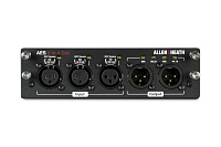 ALLEN&HEATH DLIVE-M-DL-AES6I4O-A Карта AES3 I/O для dLive, 6 входов, 4 выхода