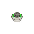 AUDIO-TECHNICA ES947WLED Микрофон поверхностный узконаправленный, с LED выключателем и креплением в стол, цвет белый