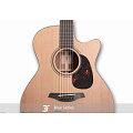 FURCH MC Blue Gc-CM SPE+чехол  электроакустическая гитара, верхняя дека массив кедра, нижняя дека массив красного дерева