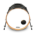 EVANS BD22RSW - EQ3 Resonant White 22" передний пластик для бас барабана с отверст.5", однослойный, белый с демп. кольцом