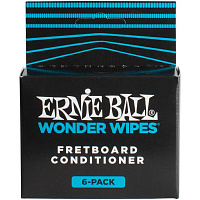 ERNIE BALL 4276  средство для чистки грифа (салфетки), упаковка 6 шт.