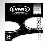 EVANS ETP-EC2SCLR-S набор пластиков 12",13",16" Edge Control Clear, двойные, прозрачные