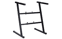 ROXTONE KS022 Black Стойка "Z" под клавишные инструменты, высота 91 см, глубина 57-97 см, нагрузка 60 кг, цвет матовый черный, вес 5.5 кг