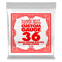 ERNIE BALL 1136 Nickel Wound .036 Струна одиночная для электрогитары Эрни Болл