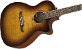 Fender FA-345CE Auditorium Tea-Bst L Электроакустическая гитара, цвет натуральный