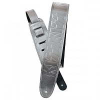 PLANET WAVES 25LK06 гитарный ремень, кожа, серия KISS Strap Collection, рисунок Double Platinum