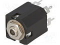 Amphenol ACJS-MV35-5 Панельный разъем Jack 3.5 мм, металлическая гайка, стерео
