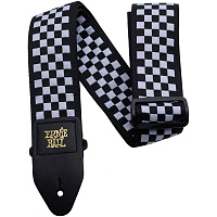 ERNIE BALL 4149  гитарный ремень из полиэстера Jacquard, черно-белый